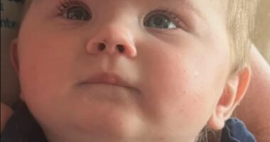 Photo of a baby girl.