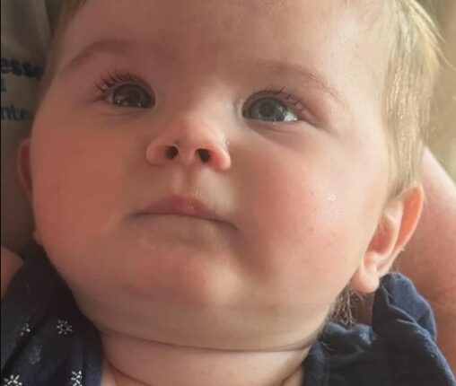 Photo of a baby girl.