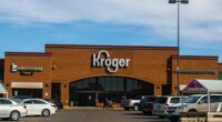 Kroger store exterior with parking lot.