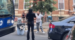 Furious mother-daughter duo viciously attacks driver for moving trash cans reserving parking spot: video