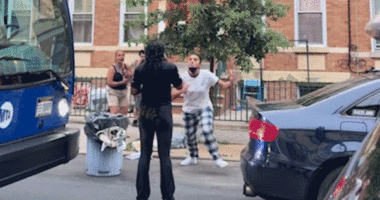 Furious mother-daughter duo viciously attacks driver for moving trash cans reserving parking spot: video