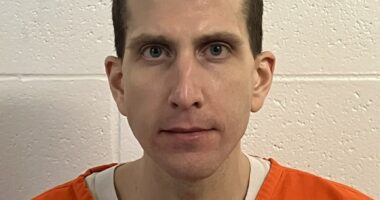 Bryan Kohberger at his sentencing hearing.