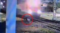 Person hit by train.