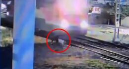 Person hit by train.