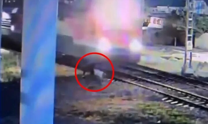 Person hit by train.