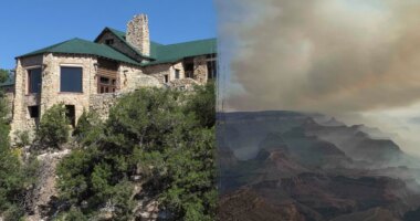 Historic Grand Canyon Lodge destroyed in wildfire, which closes North Rim for season