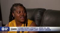 Homeowner jailed after HOA complaint about grass.