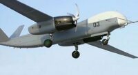 Long-range Altius reconnaissance and strike drone in flight.