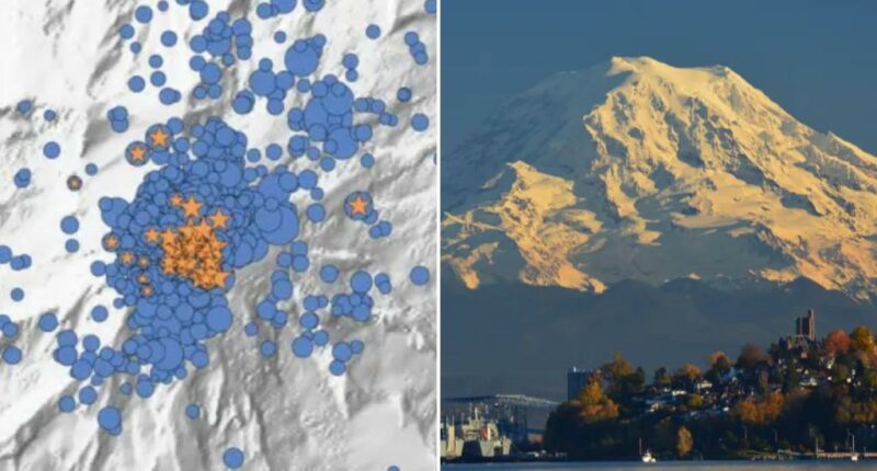 Hundreds of earthquakes detected at Washington's Mt. Rainier