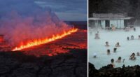 Icelandic volcano erupts, forcing tourists to evacuate famous geothermal spa