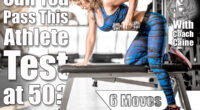 Attractive woman in 30s doing one arm dumbbell rows in modern bright fitness center. Toned image.If You Can Do This Finisher Without Rest at 50, You