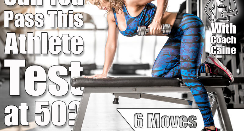 Attractive woman in 30s doing one arm dumbbell rows in modern bright fitness center. Toned image.If You Can Do This Finisher Without Rest at 50, You