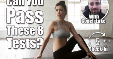 Young attractive yogi woman practicing yoga concept, sitting in Ardha Matsyendrasana exercise, Half lord of the fishes pose, working out, wearing sportswear, full length, white loft studio background. If You Can Do These 8 Mobility Tests, Your Body Is Aging Slower Than Most People Over 50. Cover