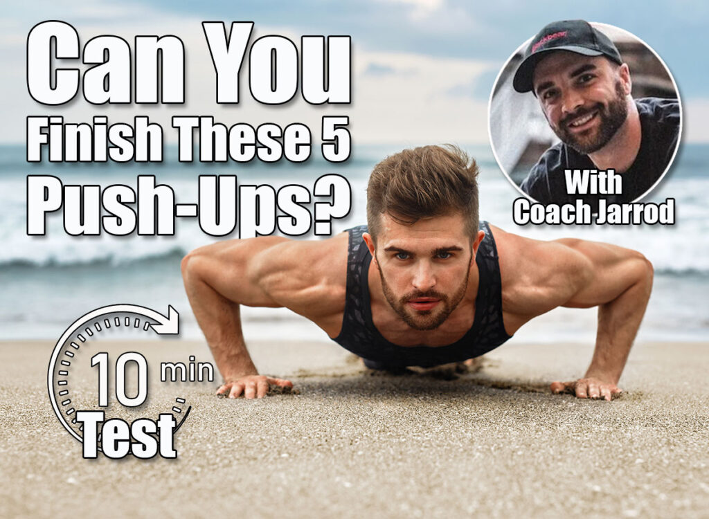 Workout Exercise. Closeup Of Healthy Handsome Active Man With Fit Muscular Body Doing Push Ups Exercises. Sporty Athletic Male Exercising At Beach, Training Outdoor. Sports And Fitness Concept