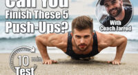 Workout Exercise. Closeup Of Healthy Handsome Active Man With Fit Muscular Body Doing Push Ups Exercises. Sporty Athletic Male Exercising At Beach, Training Outdoor. Sports And Fitness Concept