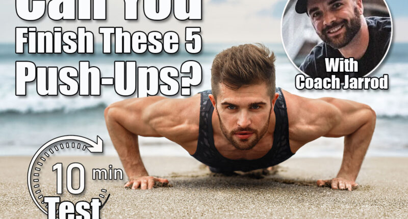 Workout Exercise. Closeup Of Healthy Handsome Active Man With Fit Muscular Body Doing Push Ups Exercises. Sporty Athletic Male Exercising At Beach, Training Outdoor. Sports And Fitness Concept