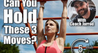 A young woman with vitiligo in a pink crop top does a pull-up on a monkey bar in a park on a sunny day.If You Can Hold These 3 Positions, Your Body Is Decades Younger. cover