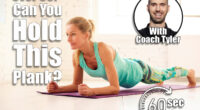 Ful length shot of middle aged woman doing plank exercise on yoga mat. If You Can Hold This Plank for 60 Seconds, Your Core Is Elite After 50. cover