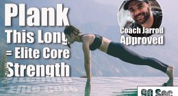 Beautiful Attractive Asian woman practice yoga Plank or Phalakasana Pose on the pool above the Mountain peak in the morning in front of beautiful nature views in SAPA vietnam,Feel so comfortable. If You Can Hold a Plank This Long at 40+, Your Core Is Exceptionally Strong. cover