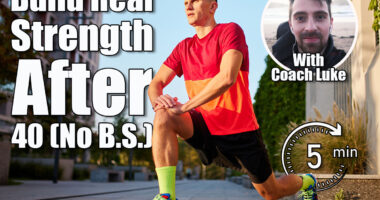 Warming-up muscles exercises before training. Man in sportswear, running athlete doing ATG split squat before training outdoors. Concept of sport, active and healthy lifestyle, competition, marathon, If You