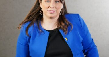 Portrait of Tzipi Hotovely, Ambassador of Israel to the United Kingdom.