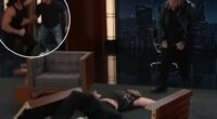 Jelly Roll puts Logan Paul through a table on 'Jimmy Kimmel Live'
