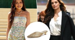 Katie Holmes and Mindy Kaling's Franco Sarto mules are on sale for under $100