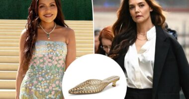 Katie Holmes and Mindy Kaling's Franco Sarto mules are on sale for under $100