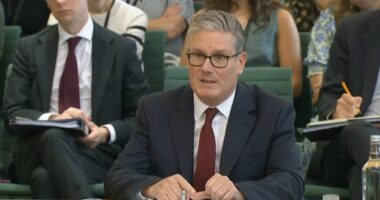 Sir Keir Starmer at the Liaison Committee.
