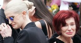 Kelly Osbourne makes touching tribute at Ozzys funeral procession