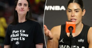 Kelsey Plum awkwardly calls out Caitlin Clark’s All-Star team no-show for players’ meeting