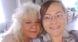 Photo of Beverly Gumm and Christina Combs.