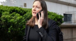 Assistant U.S. Attorney Maurene Comey on a phone call.