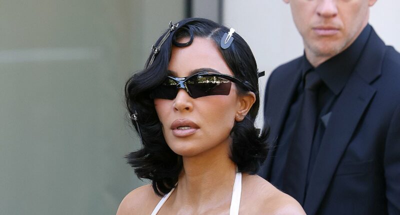 Kim Kardashian brings back the booty in two latex Balenciaga looks