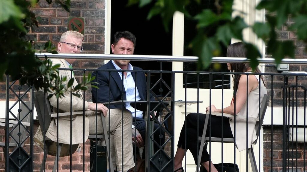 King and Prince Harry's top aides meet for secret peace summit