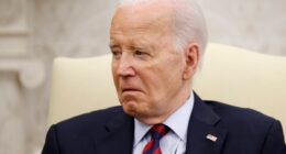 President Biden in the Oval Office.