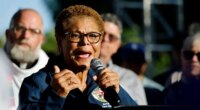 LA Mayor Bass dodges question on whether all illegal immigrants in city should be allowed to stay