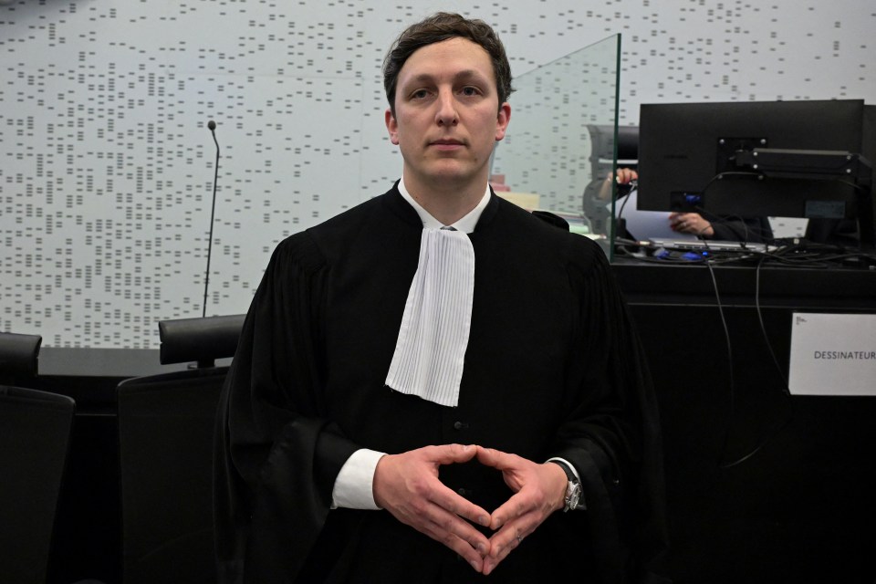 Lawyer Maxime Tessier in court.