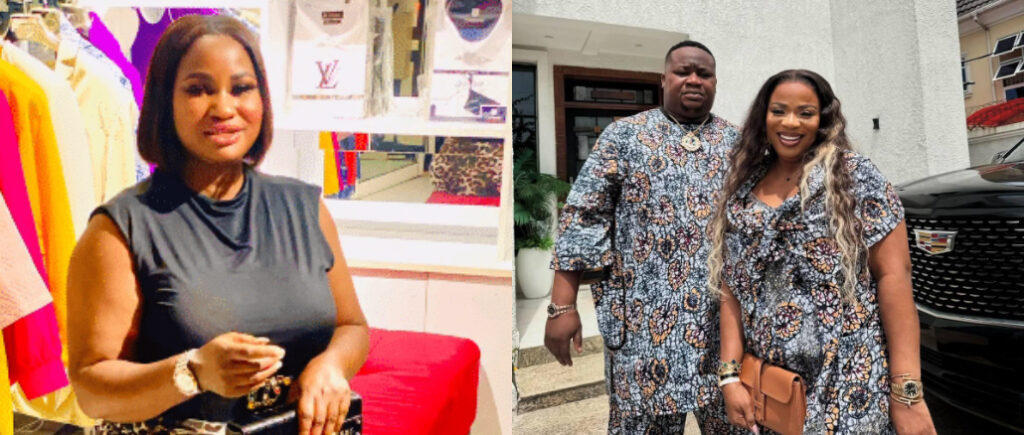 “Let Him Do The DNA Test"- Hellen Ati Publicly Appeals To Cubana Chiefpriest’s Wife