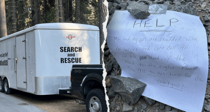 Lost mother's handwritten notes save her and 9-year-old son stranded in remote California wilderness