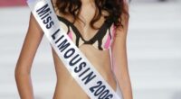 Sophie Vouzelaud, Miss Limousin 2006, in a swimsuit.