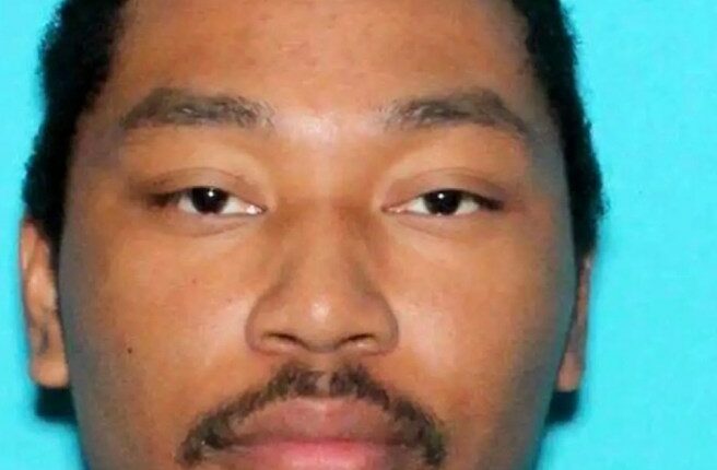 Mugshot of a suspected shooter.