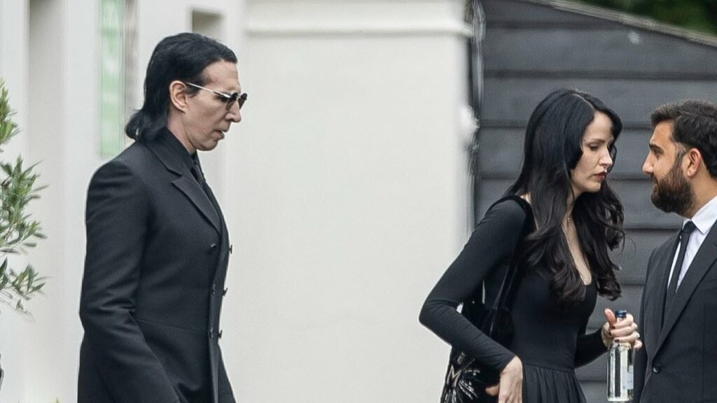Marilyn Manson leads rock royalty at Ozzy Osbourne's funeral