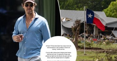 Matthew McConaughey speaks out about the devastating floods that ravaged his home state of Texas