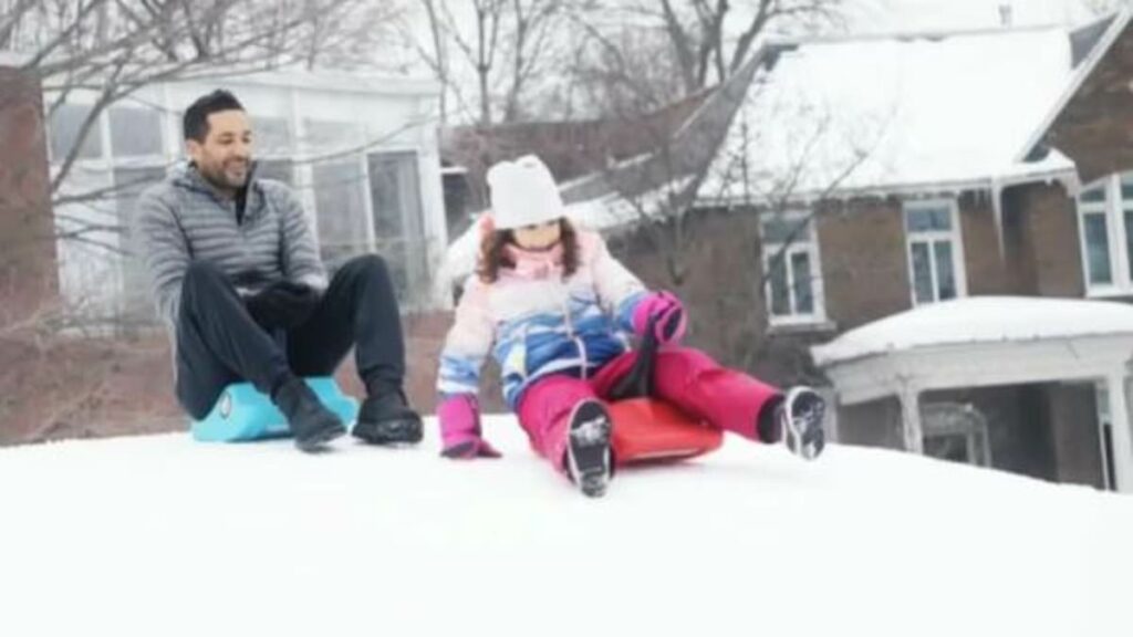 Melina Frattolin dad shared video of girl sledding before arrest