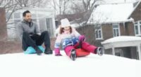 Melina Frattolin dad shared video of girl sledding before arrest