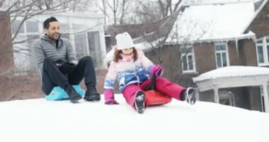 Melina Frattolin dad shared video of girl sledding before arrest