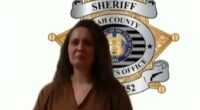 Kathryn Restelli in a virtual court appearance.