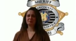 Kathryn Restelli in a virtual court appearance.