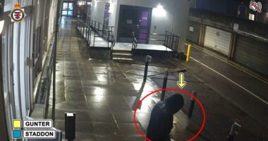 CCTV footage of Daniel Gunter.